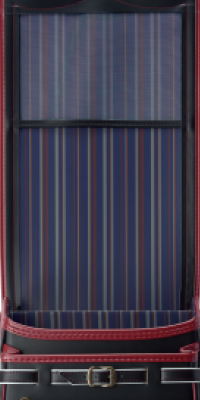 ストライプ（ネイビー）